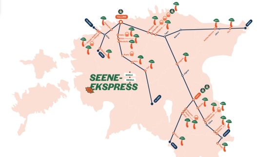 Seeneekspress 2026 kaart